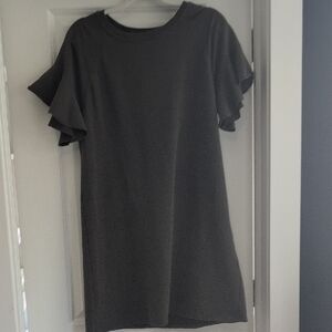 1. State Green Ruffle Sleeve Mini Dress